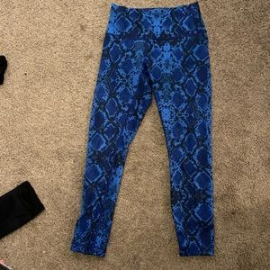Lululemon Snakeskin High Waisted leggings
